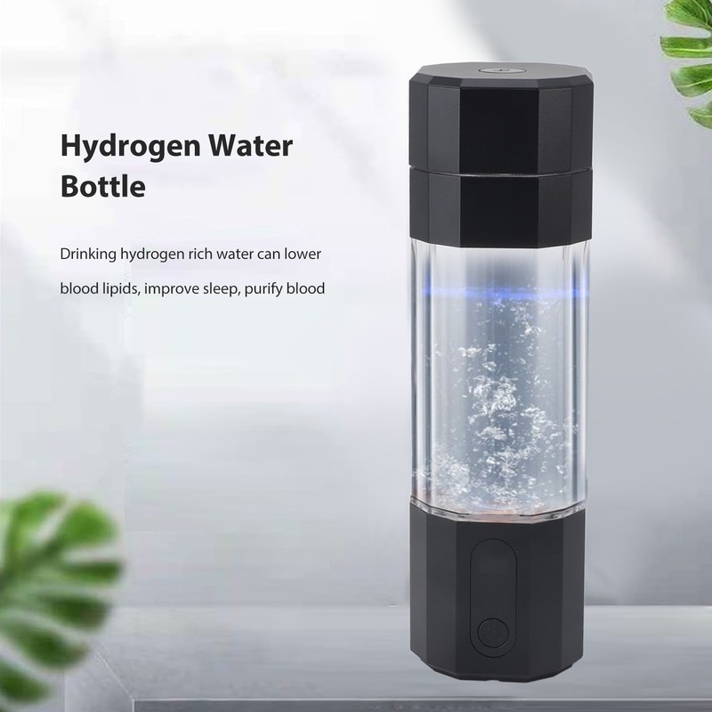 Hydrogen Water Bottle 208ml Rechargeable Portable Hydrogen Water Generator 1600mAh