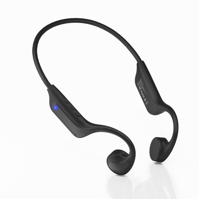 Nuevos auriculares de conducción ósea Bluetooth 6.0, auriculares de oreja