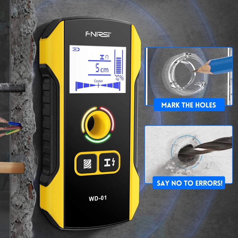FNIRSI Stud Finder Wall Scanner - 6 in 1 Electronic