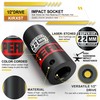 KIRXST 1/2" Drive 22mm Deep Impact Socket, 6 Point CR-V
