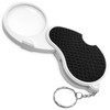 Pocket Magnifying Glass Keychain with Light – Folding Keychain Magnifier