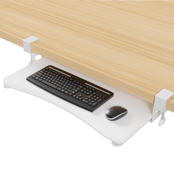 suptek Keyboard Tray Under Desk Pull Out with C Clamp