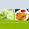 Vegetable Chopper Vegetable Cutter Food Chopper with Container for Slicing