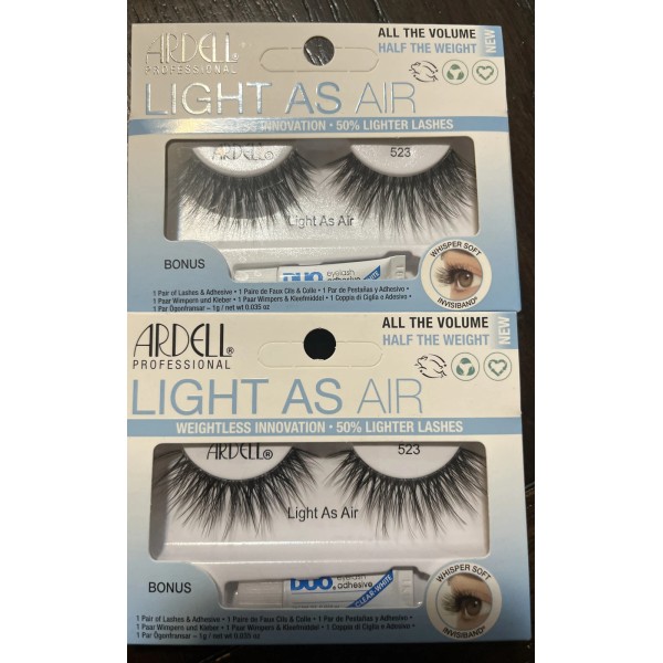 ARDELL LASHES LIGHT AS AIR -523 2pack