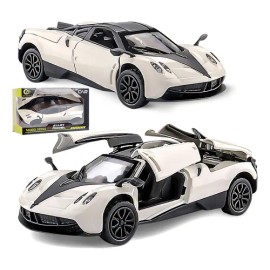 Carros Juguetes Automoviles Coleccion Escala 1:43 Coche Deportivo Pagani Blanco