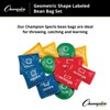 Champion Sports 5 Inch Geometric Bean Bag Set