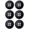 Mibo Buttons & Accessories 6pcs Polyester Rod Horn Button -