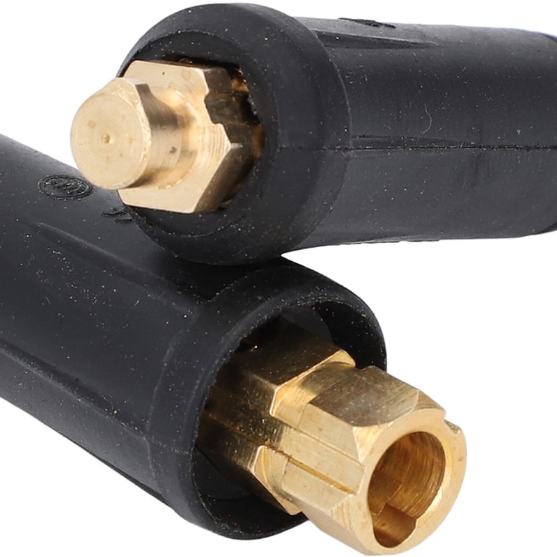 Eacam Welding Cable Connector Quick, Heat Resistant Cover, Secure Connection,