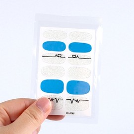 Stick-on nail art, nail stickers, nail deco stickers, stick-on nail stickers / 붙이는 네일아트 네일스티커 네일 데코스티커 붙이는네일 스티커