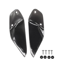 AIXXCUVQ High Performance Wind Deflector Enjoy Smooth And Quiet Ride Safety ABS Wind Screen Deflector Side Windshield Durable, Black