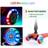 DBREAKS Ruote Luminose LED, 2Pcs Ruote di ricambio per scooter,