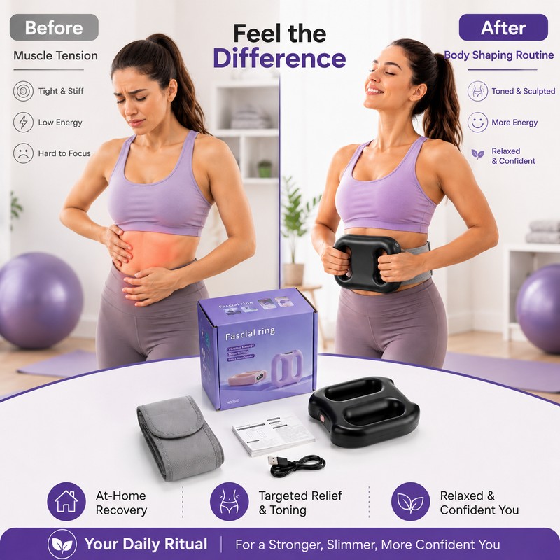 Electric Vibration Body Massager for Women – Full-Body Massage Ring