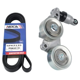 MPLUS Belt Tensioner & Serpentine fits For Honda 2006-2008 Pilot 3.5L, 2009 Pilot 3.5L, 2010-2011 Pilot 3.5L, 2008-2010 Accord 3.5L, 2005-2010 Odyssey 3.5L
