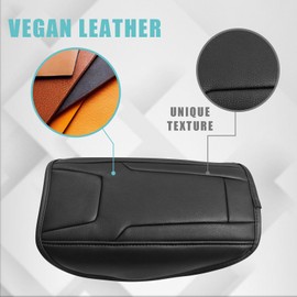 BestEvMod for Niro EV Center Console Armrest Pad Cover Extra Soft Microfiber Leather Protector Seat Armrest Cover Compatible with 2023 2024 Kia Niro EV Accessories (Black)