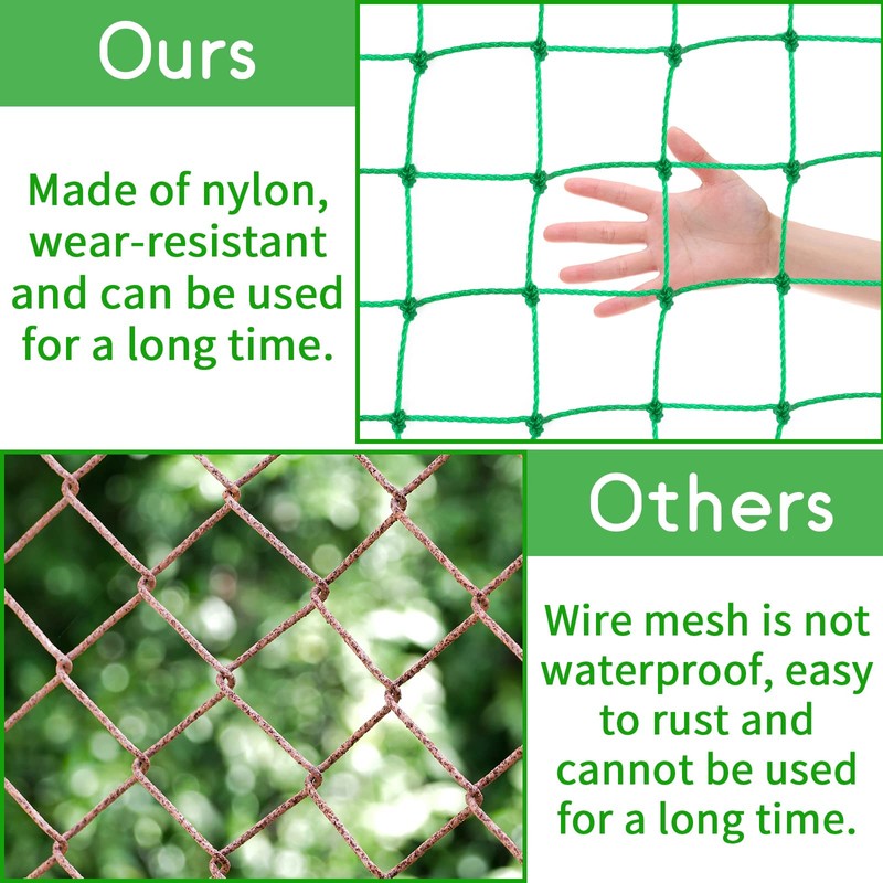 Trellis Net - Vaktop Cucumber Net with 50 Plant Ties,