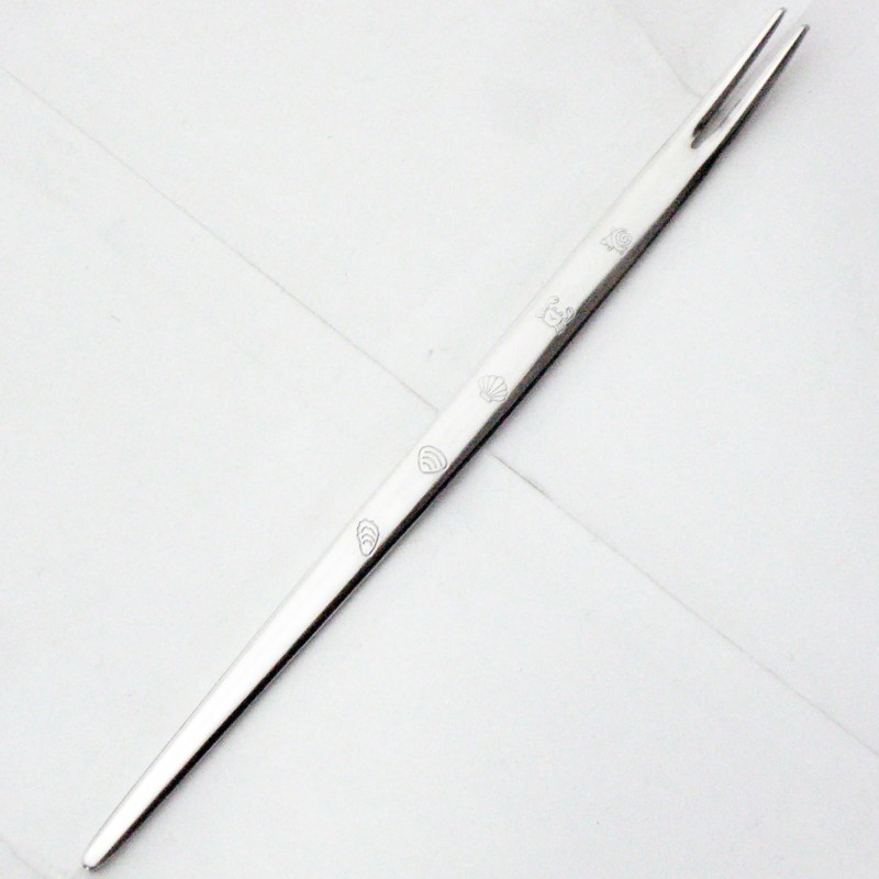 Nagao Turban Shell Fork, Set of 10, Stainless Steel, Shell