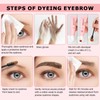 Eyebrow Color Kit with Brow Color & Eyebrow Pencil, 2-in-1