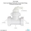 Drain Line Adapter (DLA) with 1/2-inch Barb Fitting for Reverse