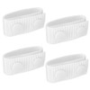 PATIKIL Nylon Belt Keepers, 4 Pcs Double Snaps Belt Keepers