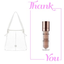 Hera Beach Bag + Hera Age Away Aesthetic BX83 Liposome 20ml Set / 헤라 비치백+헤라 에이지 어웨이 에스테틱 BX83 리포솜 20ml 세트