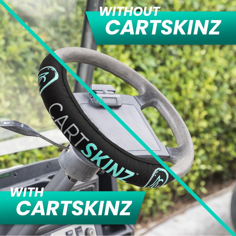 CartSkinz Neoprene Golf Cart Steering Wheel Cover - Universal Fit