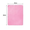 Body Sponge Cloth (Fine Double-sided Texture), 5 Pieces, Pink [Body