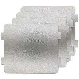 Microwave Waveguide Cover Mica Sheet Replacement Compatible with 5304464061, 3.9" x 4.25" Thickness 0.4mm - 4 Pack