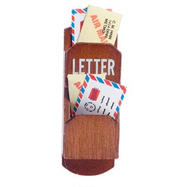 Dollhouse Miniature Mail Holder