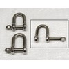 D Shackles with Captive Pin 4MM X2 (316 Stainless Steel