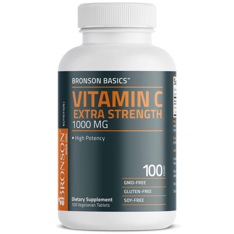 Bronson Vitamin C 1000mg Extra Strength, Supports a Healthy Immune