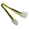 (3-Pack) COMeap LP4 Molex to ATX 4 Pin Connector Auxiliary