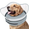 Supet Raised Inflatable Dog Cone Alternative Collars for After Surgery,