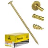 8mm x 80mm (Pack of 50) Yellow Hardened Wafer Head