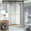 4pcs Stainless Steel Shower Door Wheels Rollers Runners, 25mm/1.0 Inch