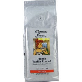 Wegmans Flavored Specialty Coffee (2 Pack) Gluten Free. Lactose Free. Vegan. (French Vanilla Almond, 10)