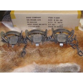 Duke 3 DUKE #2 COIL SPRING offset TRAPS RACCOON COYOTE BOBCAT FOX LYNX OTTER NEW SALE