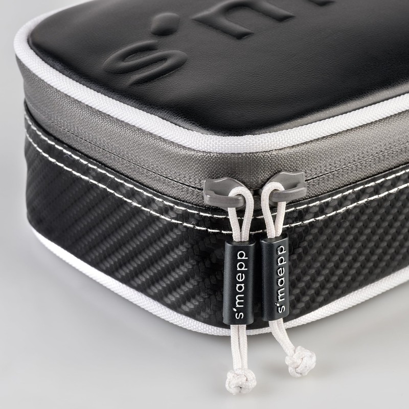 BRUNNEN S'maepp XL Pencil Case Carbon 1 Flap Black /