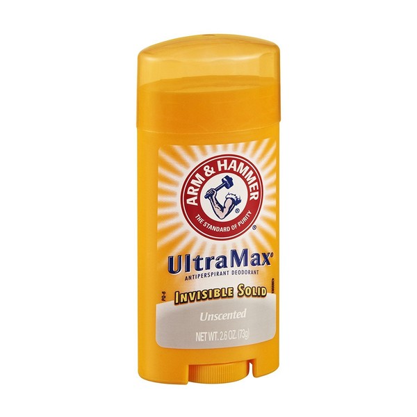 ARM & HAMMER ULTRAMAX Anti-Perspirant Deodorant Solid Unscented 2.60 oz (Pack of 12)