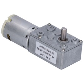DC12V 24RPM Turbo Worm Geared Motor Speed Reduction Electric Motor for Window Door Opener Mini Winch