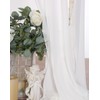 Tewechinb 2 Panels 24Ft Extra Long Wedding Arch Draping Fabric,