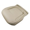 moseiny Tan Driver Side Bottom Leather Seat Cover for Jetta