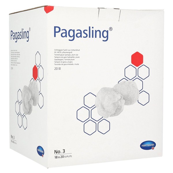 PAGASLING Gauze Swabs Sterile Size 3 Plum Size 18 x
