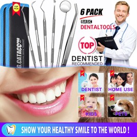 G.Catacc Dental Tools, Dental Pick Teeth Cleaning Tools Hygiene Kit, Plaque Remover fo...