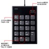 Sanwa Supply NT-23CBK Wired Numeric Keypad USB Type-C Connection Quiet
