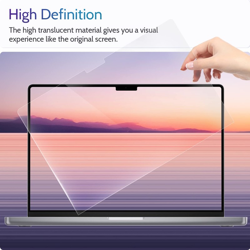 Peslv 3-Pack Anti Blue Light Screen Protector for MacBook Pro