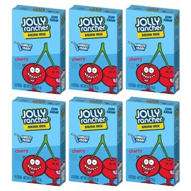 Jolly Rancher SINGLES TO GO! Cherry, 6 boxes with 6 packets each - 36 total servings