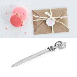 YOUTHINK Elegant Letter Opener, Retro Design, Zinc Alloy, Compact Envelope Slitter for Home and Office