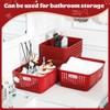Lineshading 12 Pack Plastic Storage Baskets for Organizing - 13