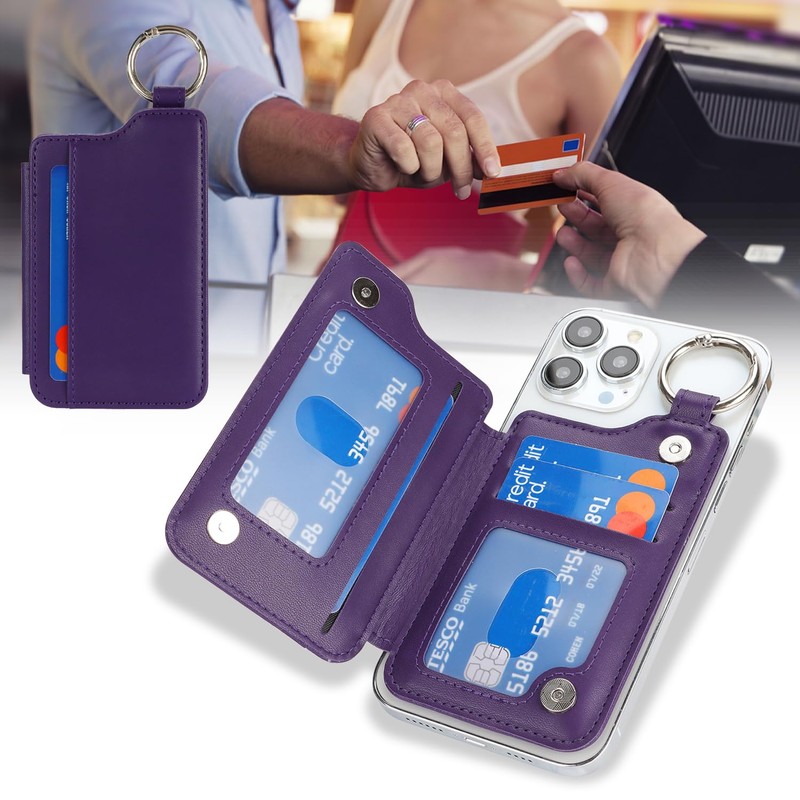Havaya for Magsafe Wallet, A+Dark Purple, Classic