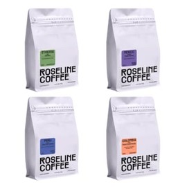 GoCoffeeGo Medium Roasted Whole Bean Coffee Sampler - 24oz (4x6oz) - Single Origin - Central America